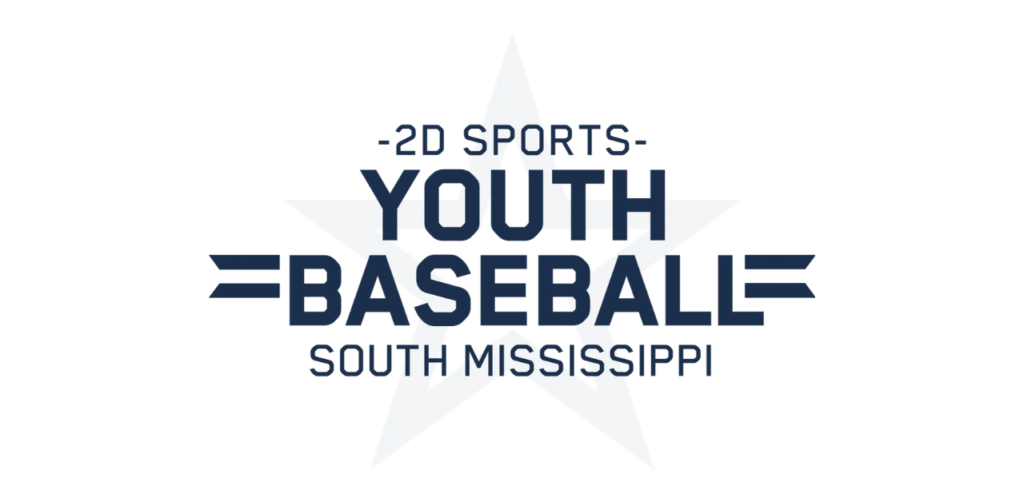 2D Sports Youth Baseball South Mississippi logo